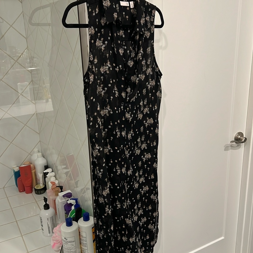 Long tank button up